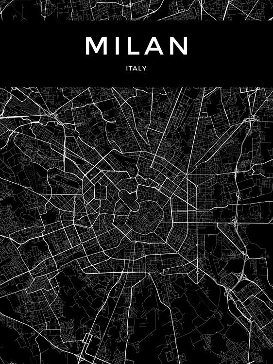 Milan City Map