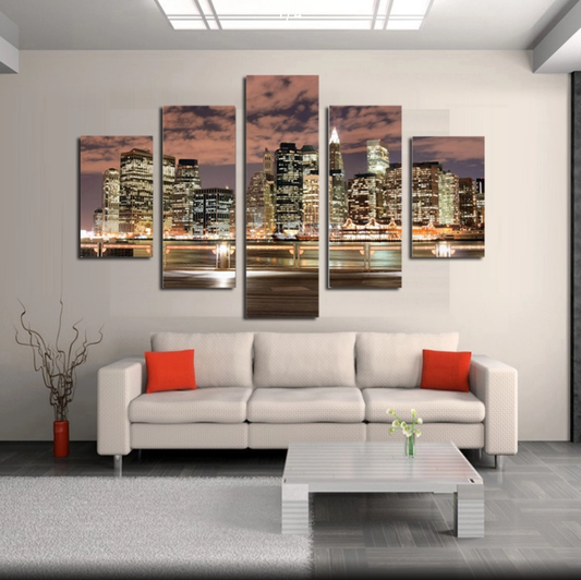 City Skyline at Dusk