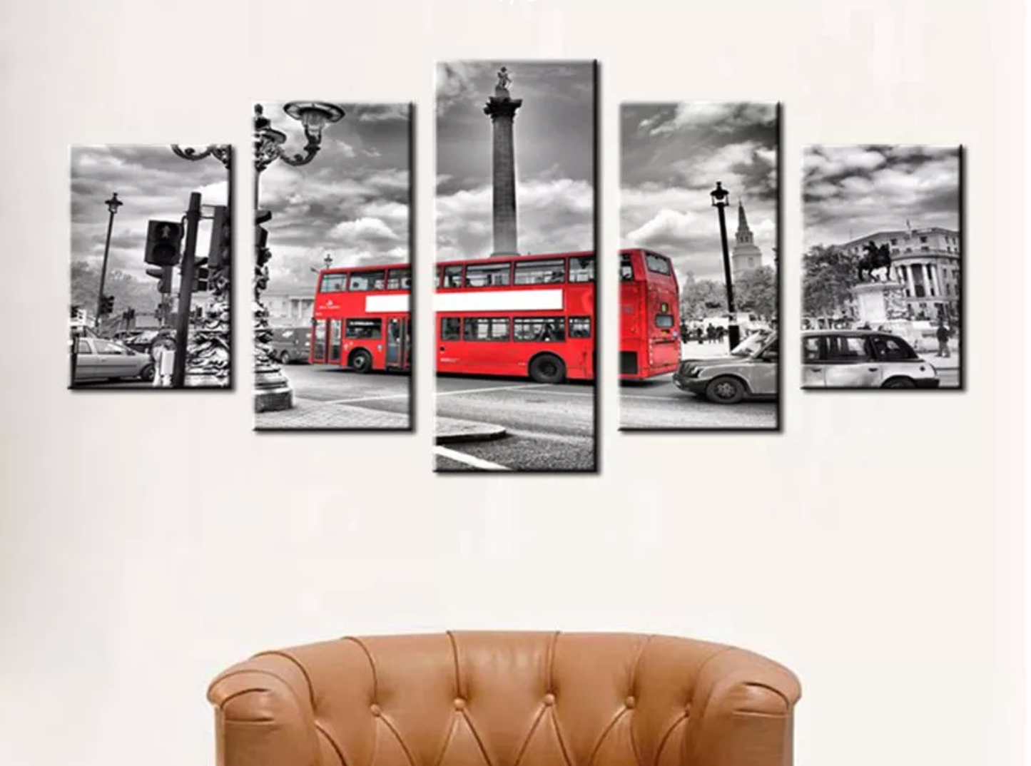 London Bus at Trafalgar Square