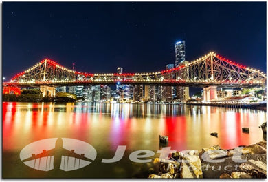 Brisbane`s Story Bridge in Full Festivities 1PGR003