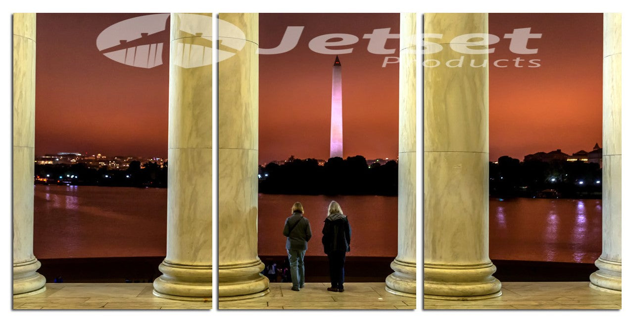 Looking Out from the Jefferson Memorial to a Stunning Sunset 1PHM001