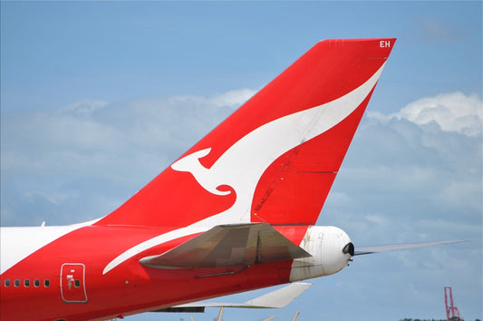 Qantas Boeing 747 Tail Shot