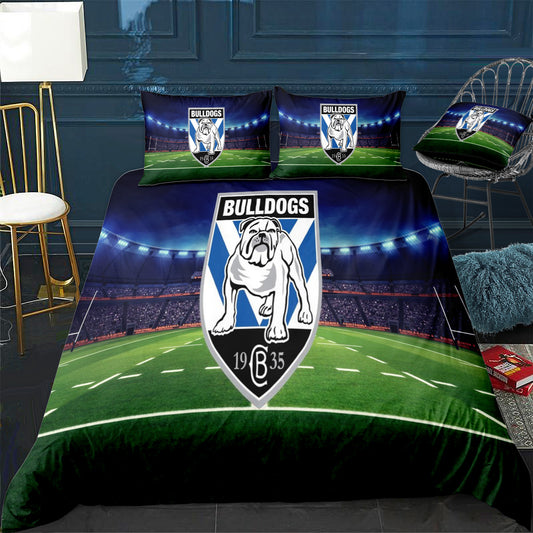 Canterbury Bulldogs Doona / Duvet Cover and 2 Pillow Slips