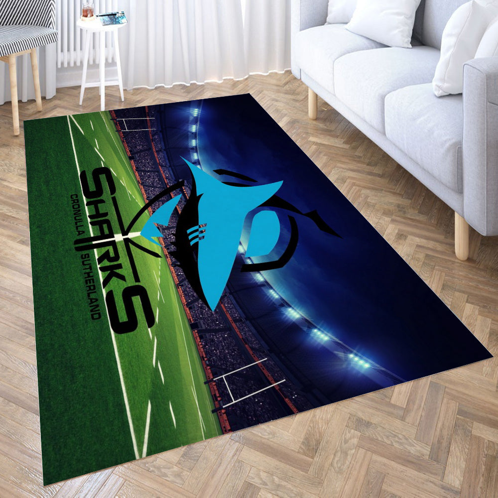 Cronulla Sharks Rectangle Rug
