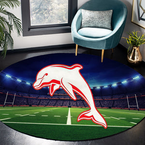 Dolphins Round Rug Rug