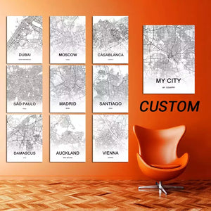 Choose Your Own Custom City Map