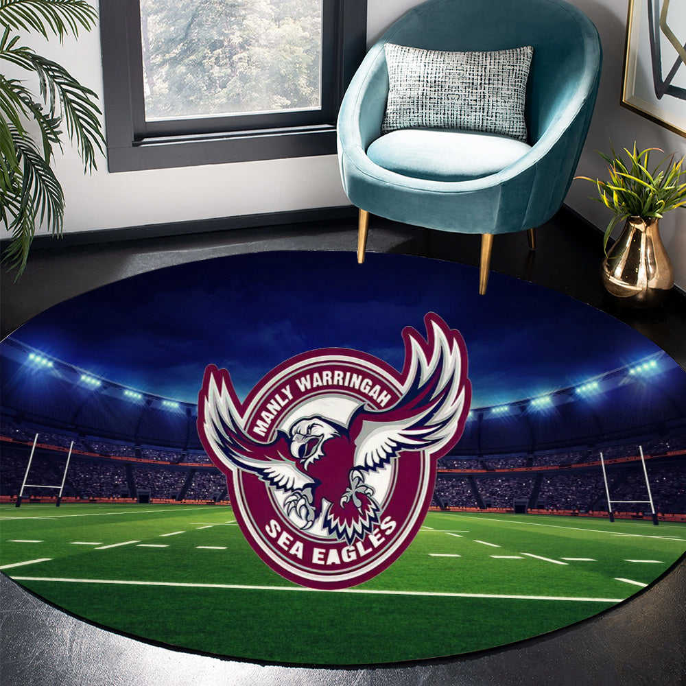 Manly Sea Eagles Round Rug – Jetsetproducts