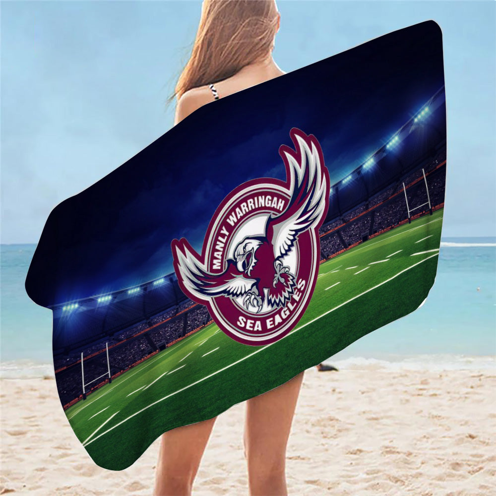 Manly Sea Eagles Beach / Bath Towel