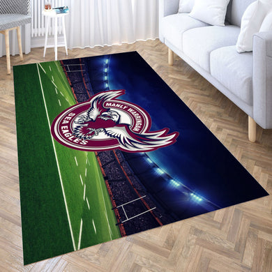 Manly Sea Eagles Rectangle Rug
