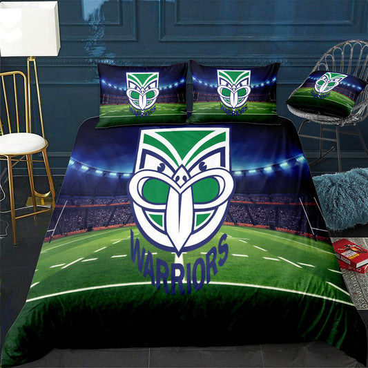 New Zealand Warriors Doona / Duvet Cover and 2 Pillow Slips