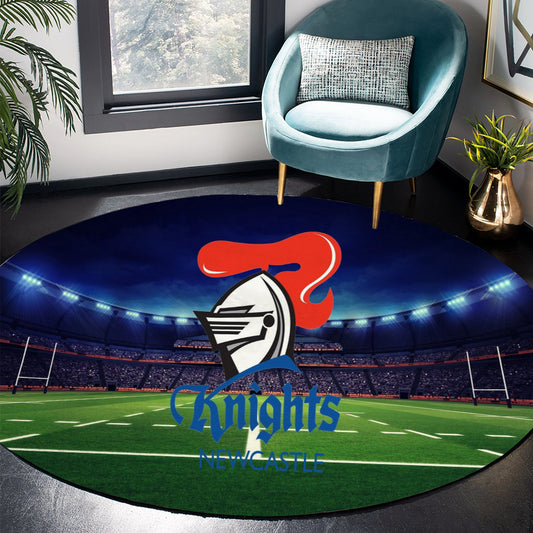 Newcastle Knights Round Rug