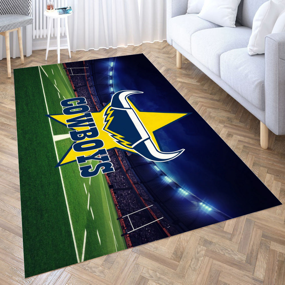 Nth Qld Cowboys Rectangle Rug