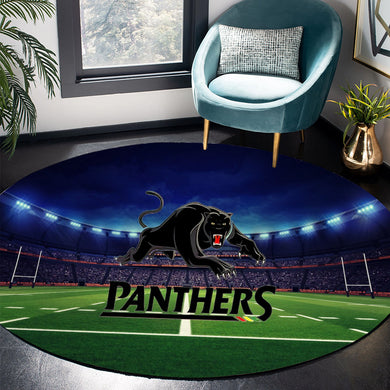 Penrith Panthers Round Rug