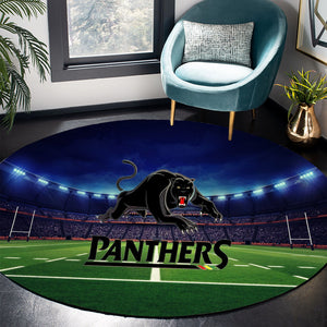 Penrith Panthers Round Rug