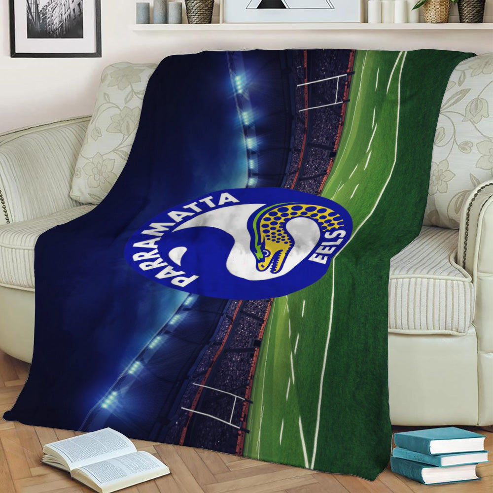 Parramatta Eels Fleece Throw Blanket