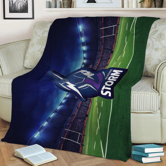 Melbourne Storm Fleece Throw Blanket