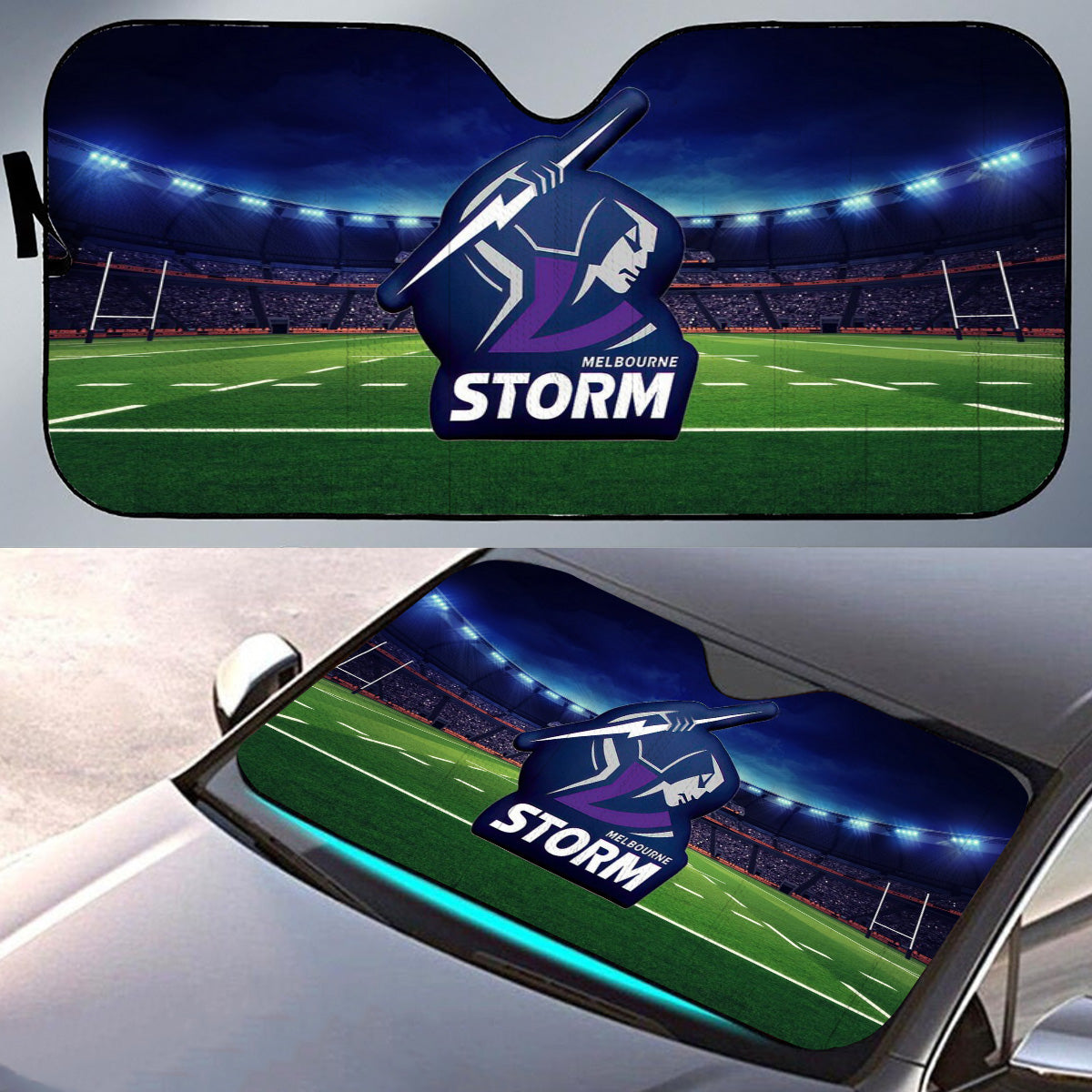 Melbourne Storm Windscreen Sunshade For Cars & Trucks