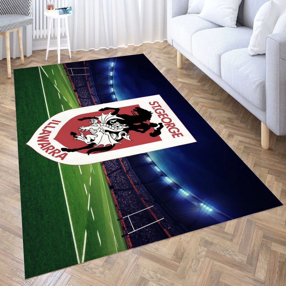 St George Illawarra Dragons Rectangle Rug