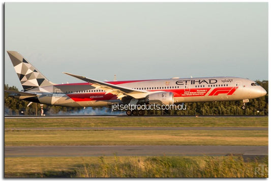 Etihad Airlines 787-9 `Formula 1 Livery 1PTJ016