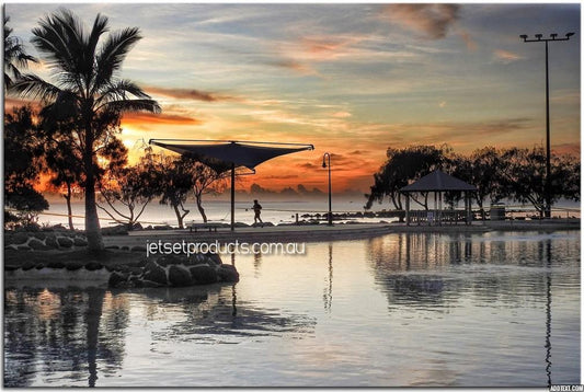 Redcliffe Lagoon at Sunrise 1PCH007