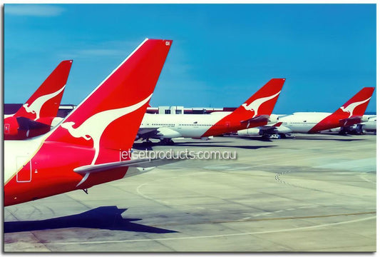 Qantas 747`s In Sydney 1PMW016