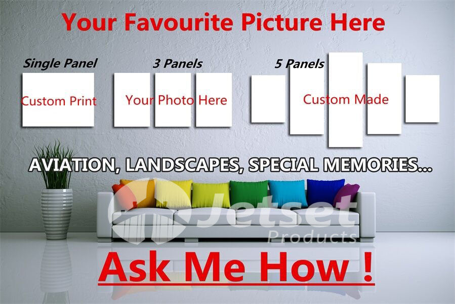 Create Your Very Own Custom Canvas Print 1, 3 & 5 Panel