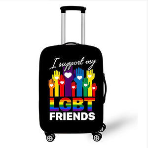 LGBTQ Pride Friends Rainbow Luggage Covers