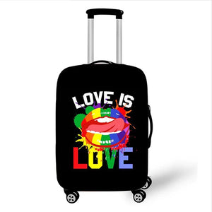 LGBTQ Love is Love Friends Rainbow Luggage Covers