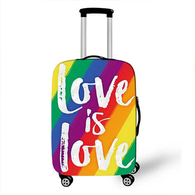 LGBTQ Pride Love is Love Rainbow Luggage Covers