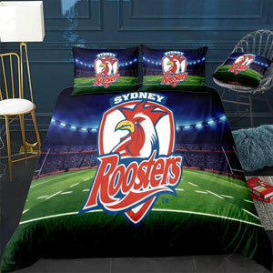 Sydney Roosters Doona / Duvet Cover and 2 Pillow Slips
