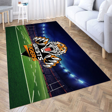 West Tigers Rectangle Rug